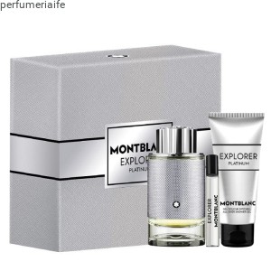 ZESTAW MONT BLANC EXPLORER PLATINUM EDP (100 ML + 7,5 ML + 100 ML)