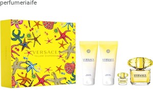 ZESTAW VERSACE YELLOW DIAMOND EDT (90 ML + 100 ML + 100 ML + 5 ML)