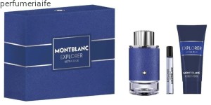 ZESTAW MONTBLANC EXPLORER ULTRA BLUE EDP (100 ML + 7,5 ML + 100 ML)