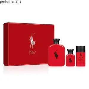 ZESTAW RALPH LAUREN POLO RED EDT (125 ML + 40 ML + 50 ML )